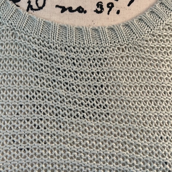 Lescana For a Venus cold shoulder blue green sweater - Picture 6 of 8